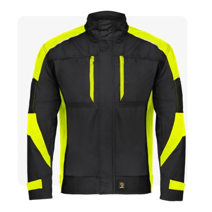 HELICON fekete-neon ripstop munkaruha kabát