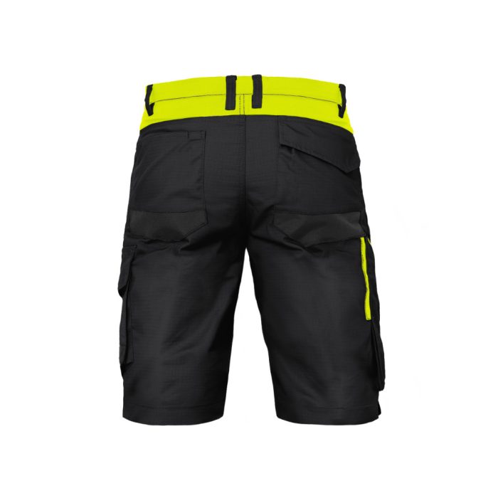 HELICON Fekete-Neon RIPSTOP munkaruha rövidnadrág