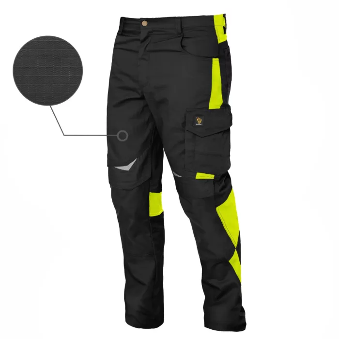 HELICON fekete munkaruha derekas nadrág