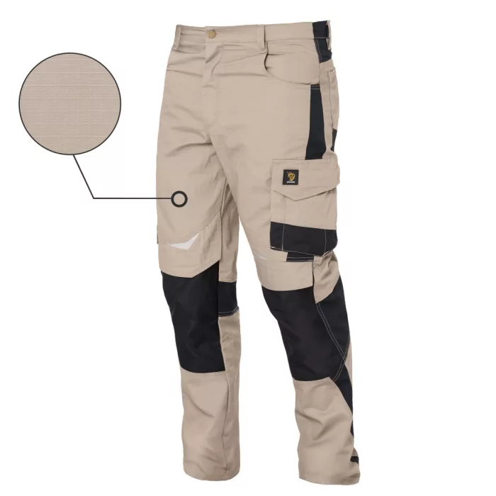 HELICON khaki munkaruha derekas nadrág