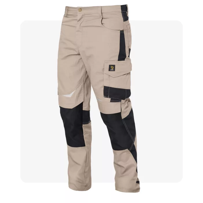 HELICON khaki munkaruha derekas nadrág
