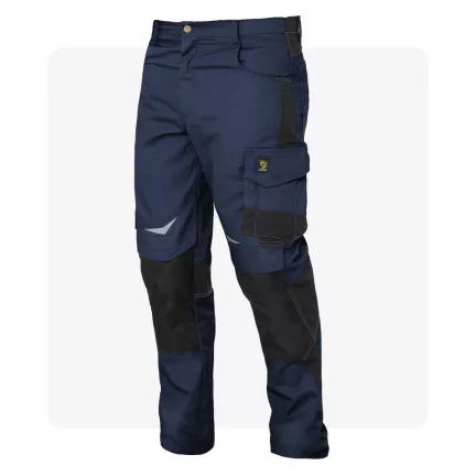 HELICON navy kék munkaruha derekas nadrág