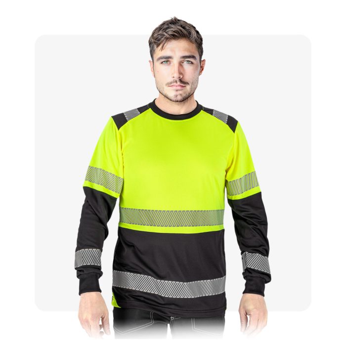 IGUANA LS hosszú ujjú neon láthatósági póló