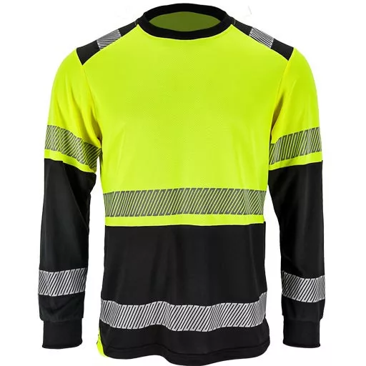 IGUANA LS hosszú ujjú neon láthatósági póló