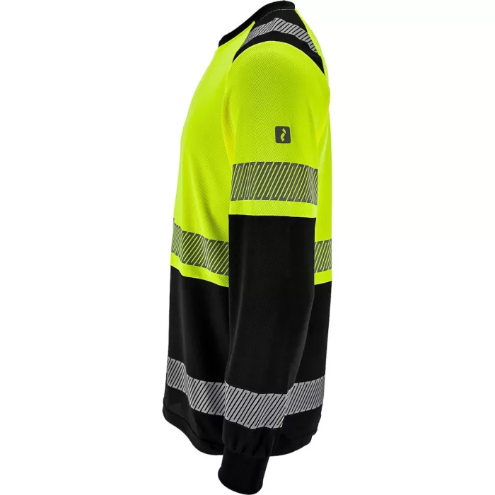 IGUANA LS hosszú ujjú neon láthatósági póló