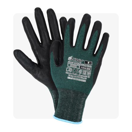 SOVAT Mikrohabos nitril mártott munkavédelmi kesztyű