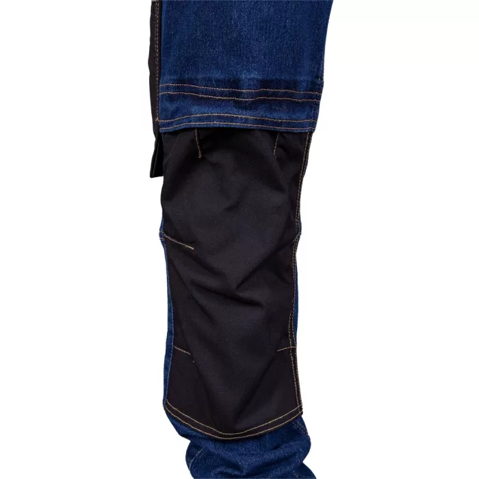 JEANS303 farmer kék munkaruha derekas nadrág