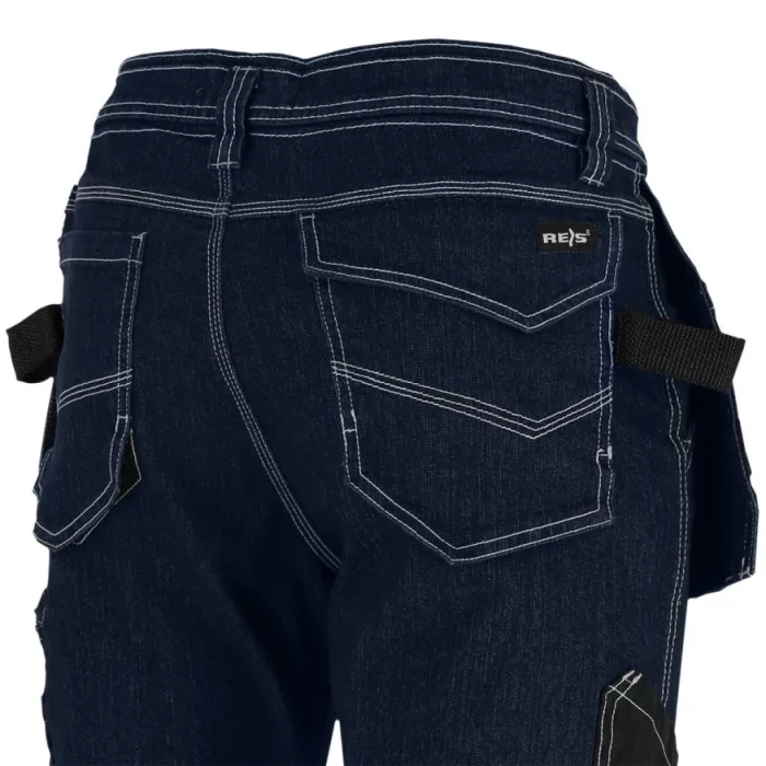 JEANS415 farmer kék munkaruha derekas nadrág