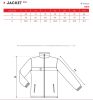 MALFINI JACKET 100% poliészter Fehér színű cipzáras polár pulóver 