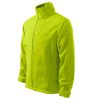 MALFINI JACKET 100% poliészter Lime színű cipzáras polár pulóver