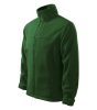 MALFINI JACKET 100% poliészter Üvegzöld színű cipzáras polár pulóver