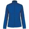 GILDAN KARIBAN 100% poliészter cipzáras polár pulóver Royal Blue