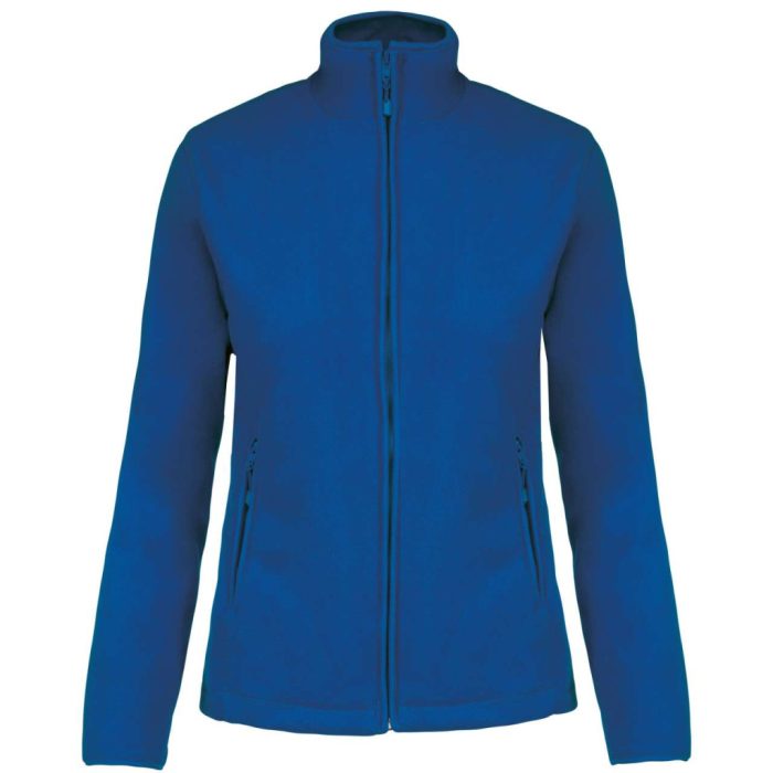 GILDAN KARIBAN 100% poliészter cipzáras polár pulóver Royal Blue