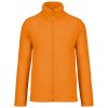 GILDAN KARIBIN 100% poliészter cipzáras polár pulóver Orange