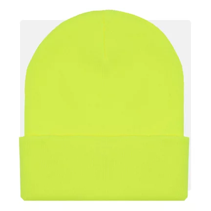 Kötött akril neon téli sapka