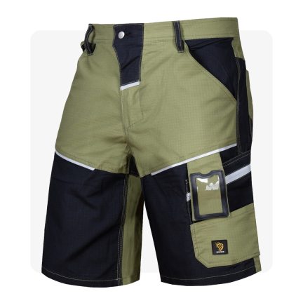 LANDER Zöld RIPSTOP munkaruha rövidnadrág