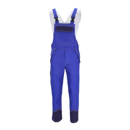 SPECWELD kék hegesztő munkaruha kantáros nadrág