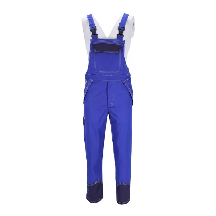 SPECWELD kék hegesztő munkaruha kantáros nadrág