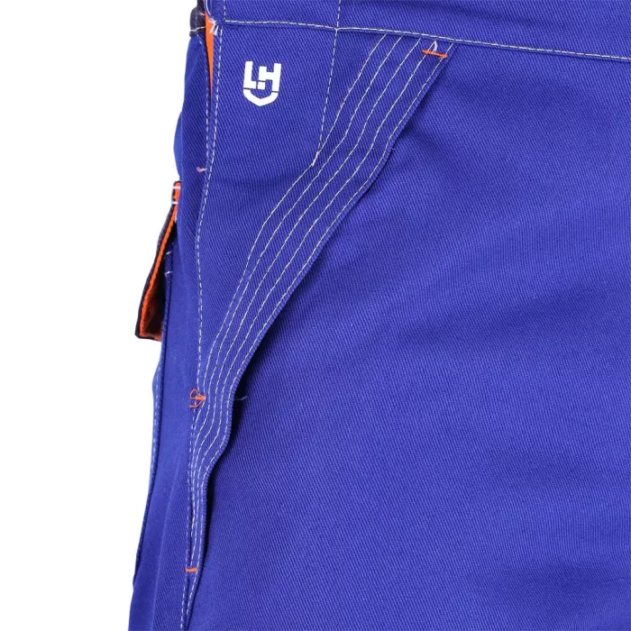 SPECWELD kék hegesztő munkaruha kantáros nadrág