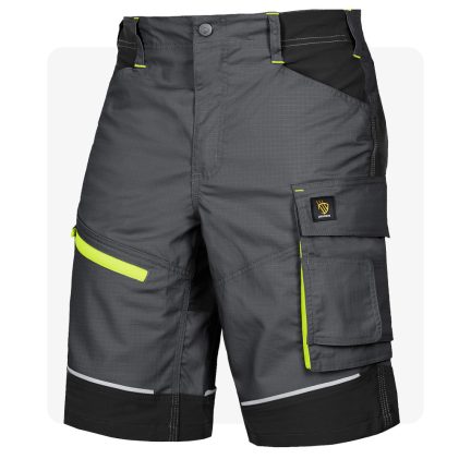 LIDO Szürke RIPSTOP munkaruha rövidnadrág