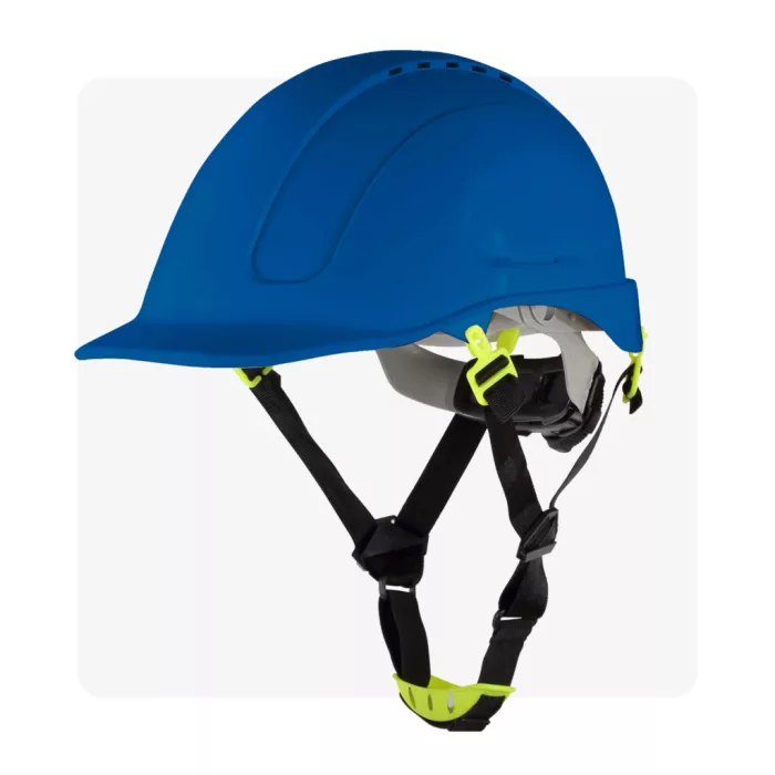 MORION kék szellőző, állítható munkavédelmi sisak