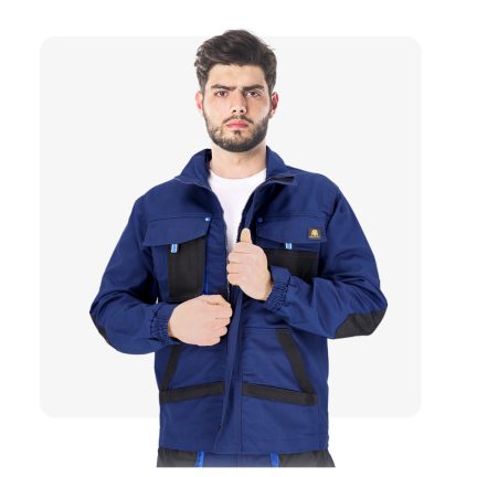 OGRIFOX kék munkaruha kabát