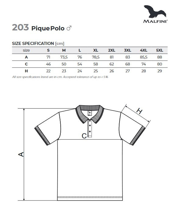 MALFINI Pique GARNET színű galléros póló
