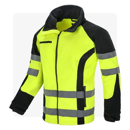 SNIPER polár neon láthatósági munkaruha pulóver