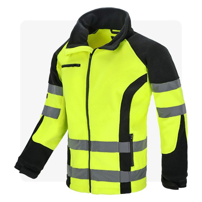 SNIPER polár neon láthatósági munkaruha pulóver