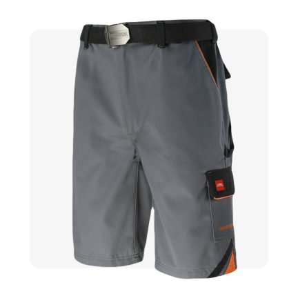 Professional Szürke munkaruha rövidnadrág
