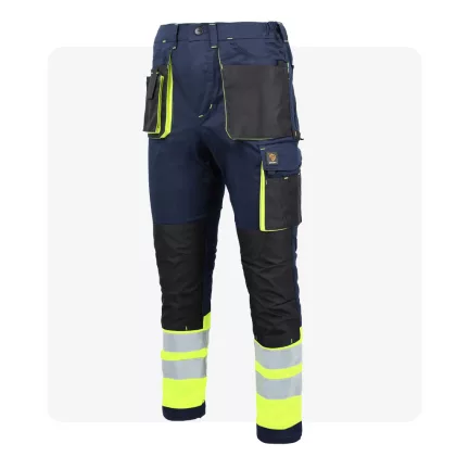 PROMAN navy kék munkaruha derekas nadrág