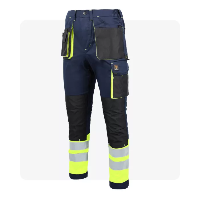 PROMAN navy kék munkaruha derekas nadrág
