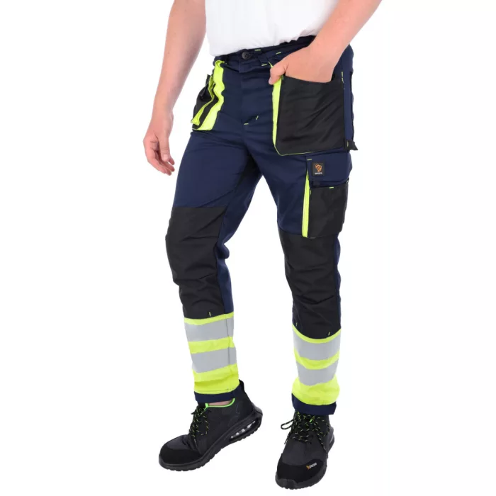 PROMAN navy kék munkaruha derekas nadrág