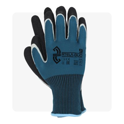 RTELA DUO dupla mártott latex munkavédelmi kesztyű