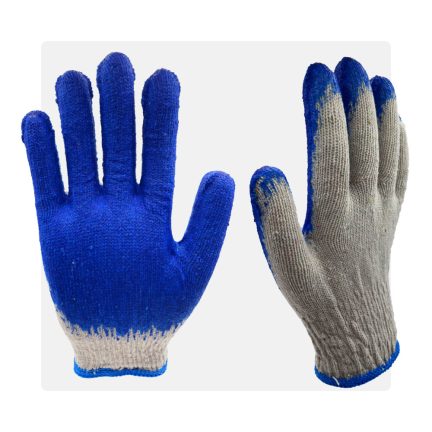 Latex mártott KÉK kevert szerelőkesztyű
