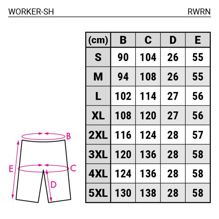 RWRN munkaruha rövidnadrág