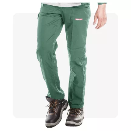 SPM zöld munkaruha derekas nadrág