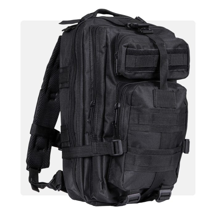 Tactical fekete hátizsák - 30l