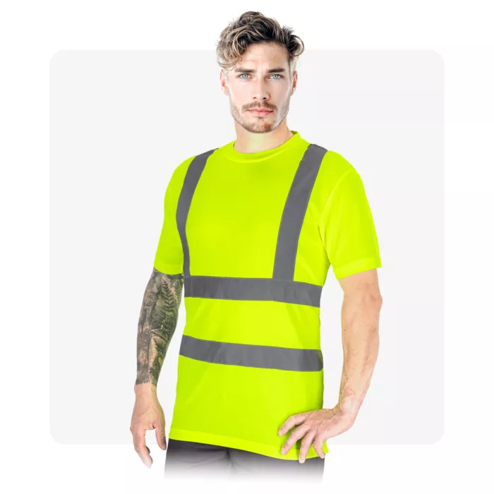 TSROUTE láthatósági neon póló