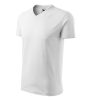 MALFINI V- NECK 100 % pamut V-nyakú póló FEHÉR