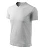 MALFINI V- NECK 100 % pamut V-nyakú póló VILÁGOSSZÜRKE MELÍROZOTT
