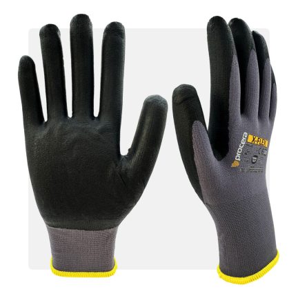   Mikrohabos NITRIL mártott nylon/poliészter precíziós munkavédelmi kesztyű