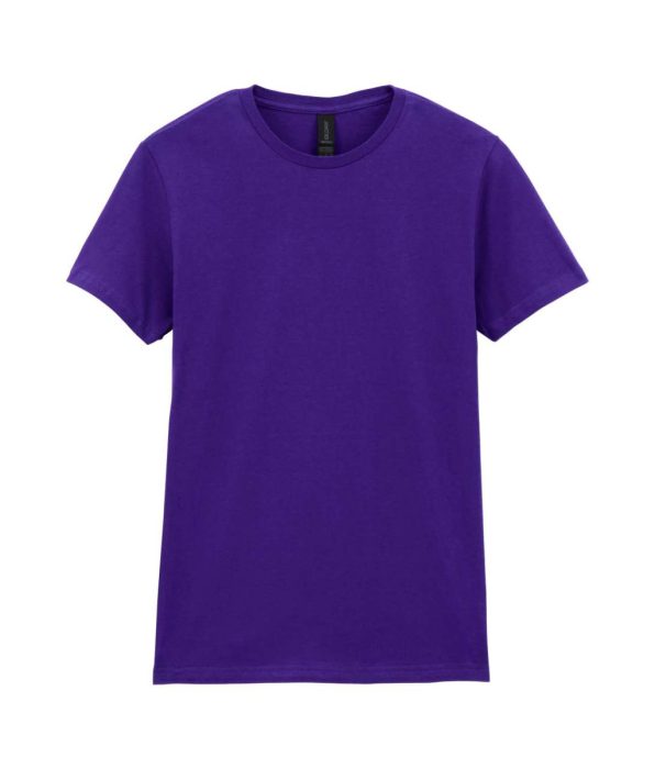 GILDAN GIL64000 100 % pamut kerek nyakú póló Purple