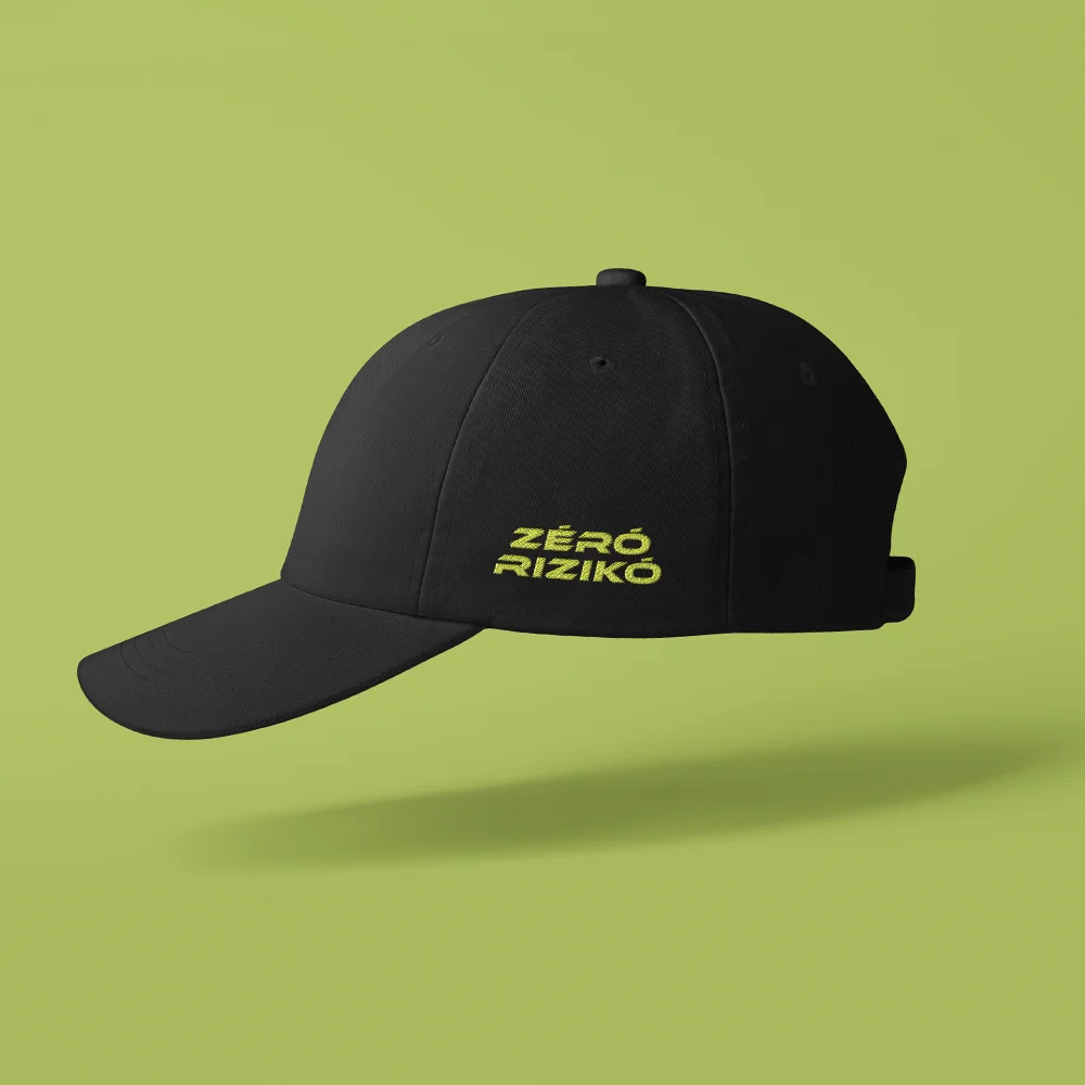 Zéró Rizikó hímzett baseball sapka